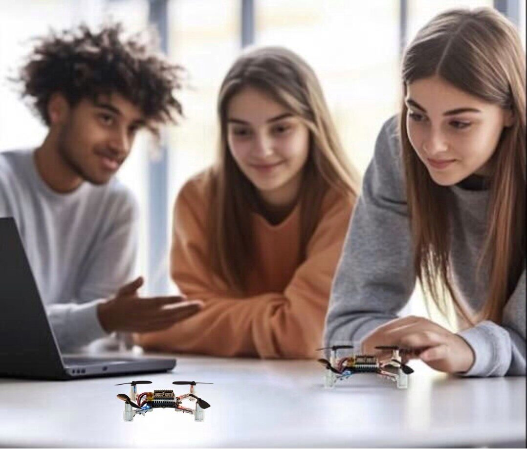 Crazyflie drone in the classroom for stem education